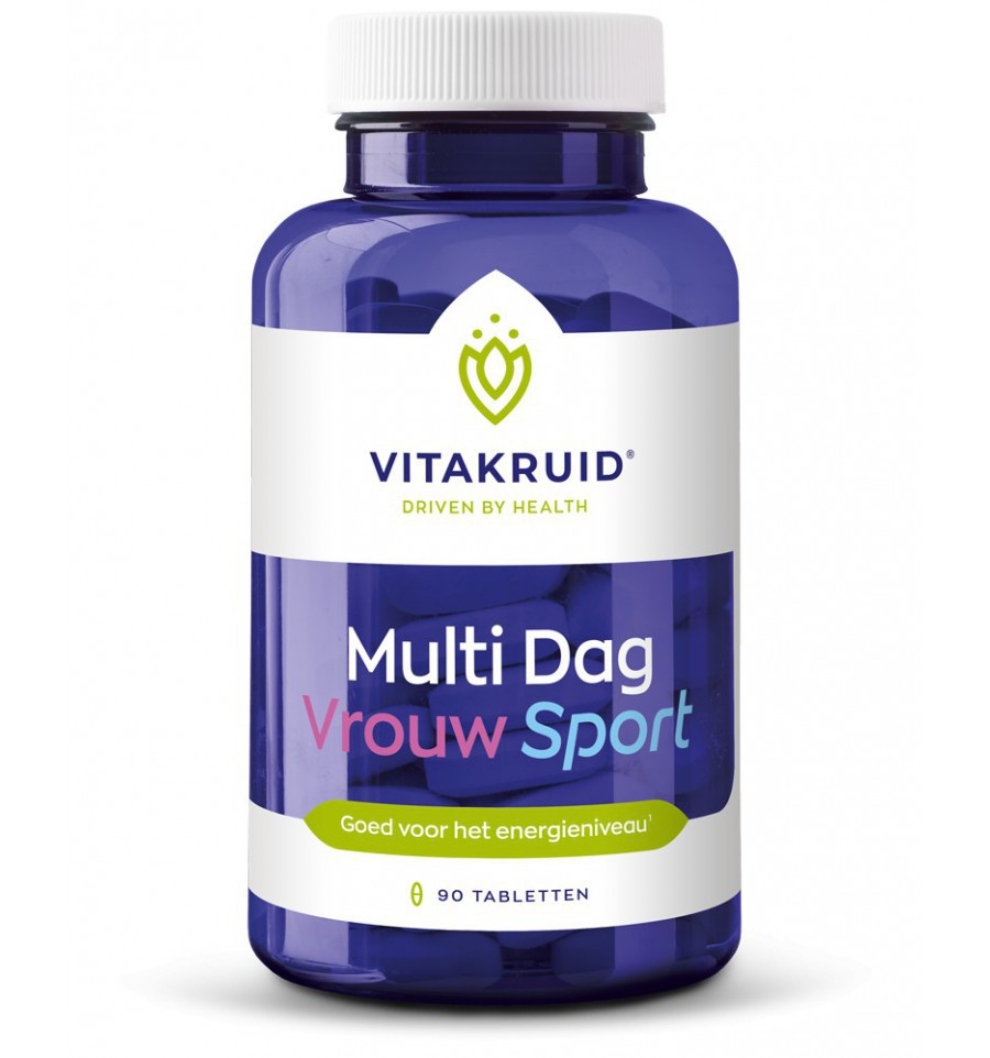 Vitakruid Multi Dag & Nacht Vrouw Sport 100% Vegan 2 x 90