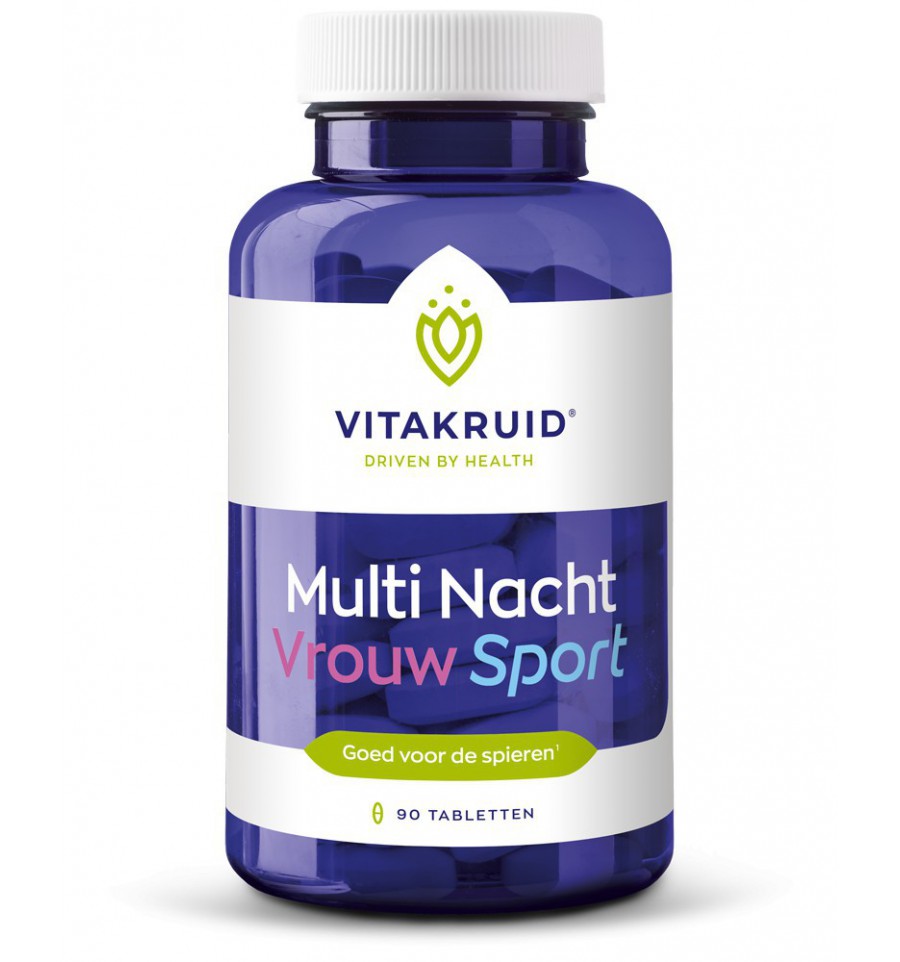Vitakruid Multi Dag & Nacht Vrouw Sport 100% Vegan 2 x 90